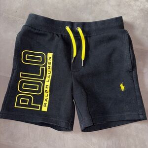 Polo by Ralph Lauren Boys Shorts in Black with Yellow Details